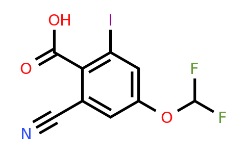 1805654-22-1 | 2-Cyano-4-difluoromethoxy-6-iodobenzoic acid