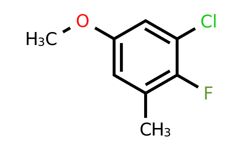 1805654-27-6 | 3-Chloro-4-fluoro-5-methylanisole