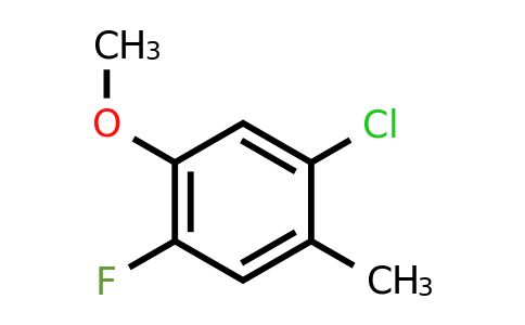 1805654-35-6 | 5-Chloro-2-fluoro-4-methylanisole