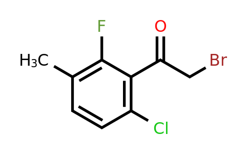 1805655-61-1 | 6'-Chloro-2'-fluoro-3'-methylphenacyl bromide