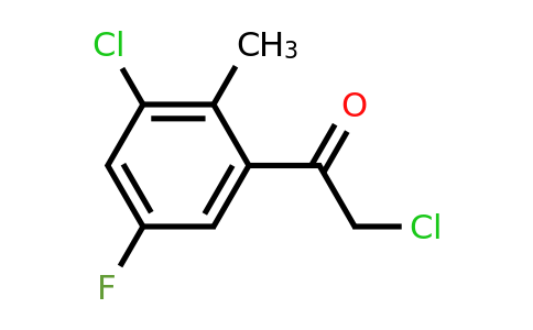 1805655-64-4 | 3'-Chloro-5'-fluoro-2'-methylphenacyl chloride