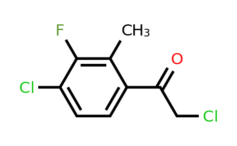 1805655-67-7 | 4'-Chloro-3'-fluoro-2'-methylphenacyl chloride