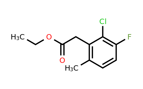 1805655-72-4 | Ethyl 2-chloro-3-fluoro-6-methylphenylacetate