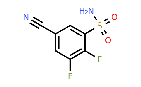 1805655-79-1 | 5-Cyano-2,3-difluorobenzenesulfonamide