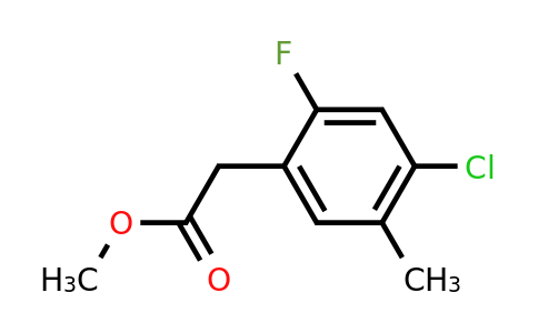1805655-89-3 | Methyl 4-chloro-2-fluoro-5-methylphenylacetate