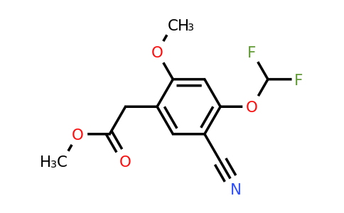1805657-68-4 | Methyl 5-cyano-4-difluoromethoxy-2-methoxyphenylacetate