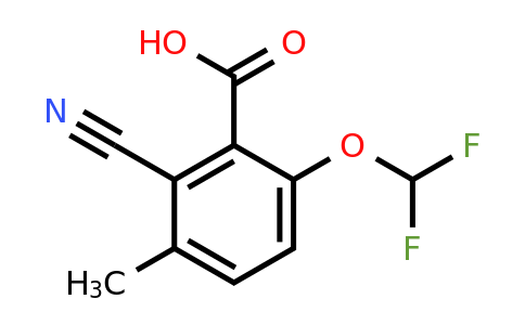 1805658-78-9 | 2-Cyano-6-difluoromethoxy-3-methylbenzoic acid