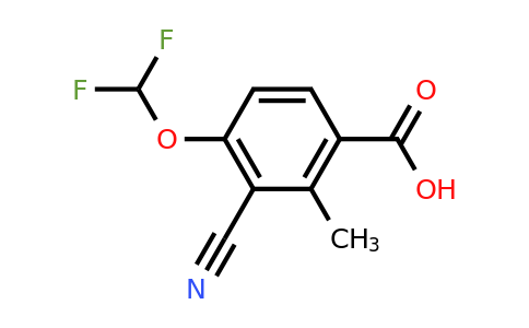 1805658-95-0 | 3-Cyano-4-difluoromethoxy-2-methylbenzoic acid