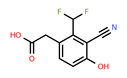1805659-10-2 | 3-Cyano-2-difluoromethyl-4-hydroxyphenylacetic acid