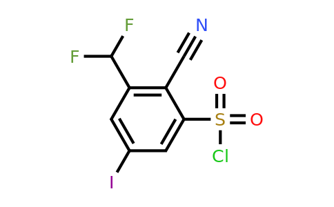 1805660-03-0 | 2-Cyano-3-difluoromethyl-5-iodobenzenesulfonylchloride
