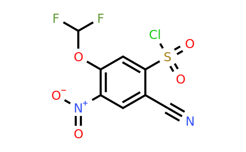 1805660-04-1 | 2-Cyano-5-difluoromethoxy-4-nitrobenzenesulfonylchloride