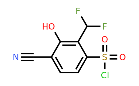 1805660-34-7 | 4-Cyano-2-difluoromethyl-3-hydroxybenzenesulfonylchloride