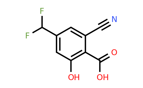 1805660-42-7 | 2-Cyano-4-difluoromethyl-6-hydroxybenzoic acid