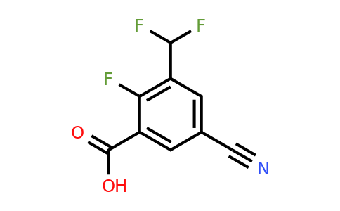 1805660-44-9 | 5-Cyano-3-difluoromethyl-2-fluorobenzoic acid