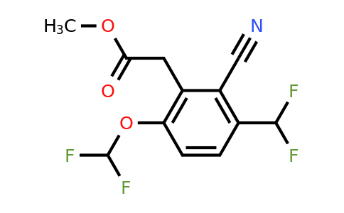 1805660-49-4 | Methyl 2-cyano-6-difluoromethoxy-3-(difluoromethyl)phenylacetate