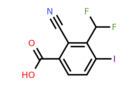 1805660-68-7 | 2-Cyano-3-difluoromethyl-4-iodobenzoic acid
