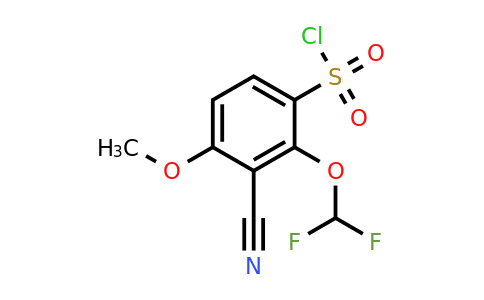 1805660-74-5 | 3-Cyano-2-difluoromethoxy-4-methoxybenzenesulfonylchloride