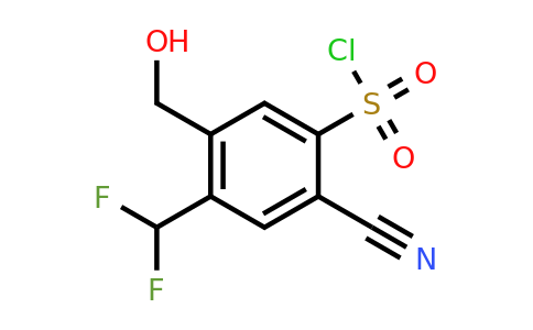 1805660-95-0 | 2-Cyano-4-difluoromethyl-5-(hydroxymethyl)benzenesulfonylchloride