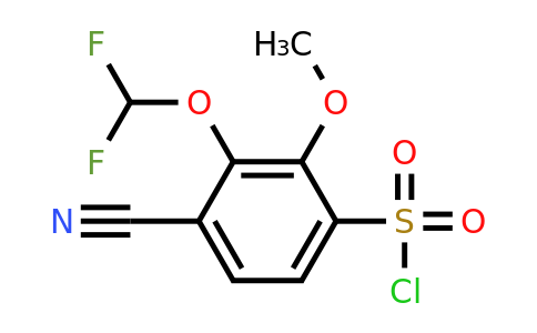 1805660-99-4 | 4-Cyano-3-difluoromethoxy-2-methoxybenzenesulfonylchloride
