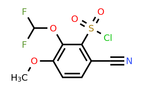 1805661-20-4 | 6-Cyano-2-difluoromethoxy-3-methoxybenzenesulfonylchloride