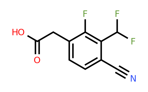 1805661-39-5 | 4-Cyano-3-difluoromethyl-2-fluorophenylacetic acid