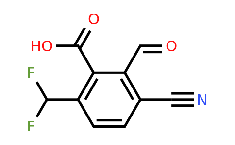 1805662-27-4 | 3-Cyano-6-difluoromethyl-2-formylbenzoic acid