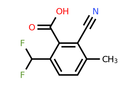 1805662-56-9 | 2-Cyano-6-difluoromethyl-3-methylbenzoic acid