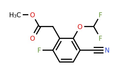 1805664-60-1 | Methyl 3-cyano-2-difluoromethoxy-6-fluorophenylacetate