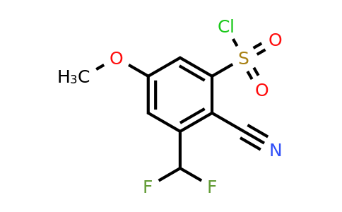 1805665-02-4 | 2-Cyano-3-difluoromethyl-5-methoxybenzenesulfonylchloride