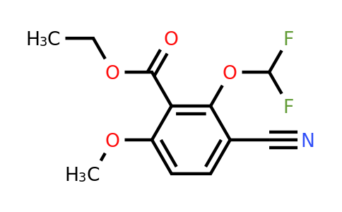 1805665-21-7 | Ethyl 3-cyano-2-difluoromethoxy-6-methoxybenzoate