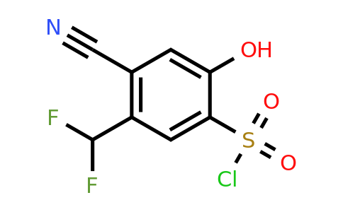 1805665-22-8 | 4-Cyano-5-difluoromethyl-2-hydroxybenzenesulfonylchloride
