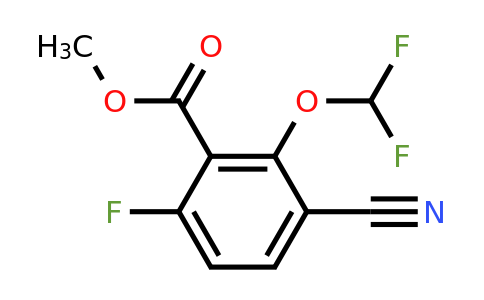 1805665-38-6 | Methyl 3-cyano-2-difluoromethoxy-6-fluorobenzoate