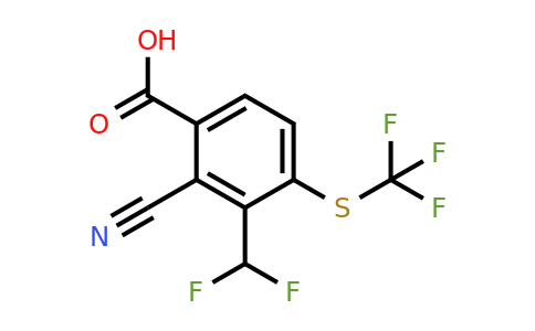1805665-55-7 | 2-Cyano-3-difluoromethyl-4-(trifluoromethylthio)benzoic acid