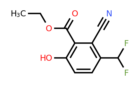 1805665-58-0 | Ethyl 2-cyano-3-difluoromethyl-6-hydroxybenzoate
