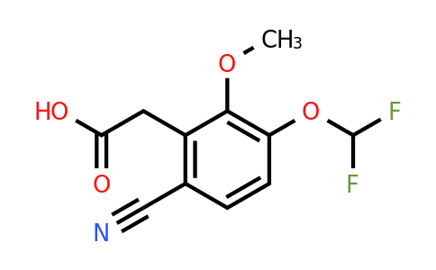 1805666-02-7 | 6-Cyano-3-difluoromethoxy-2-methoxyphenylacetic acid
