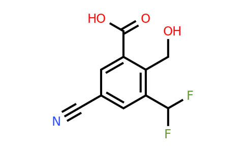 1805666-11-8 | 5-Cyano-3-difluoromethyl-2-(hydroxymethyl)benzoic acid