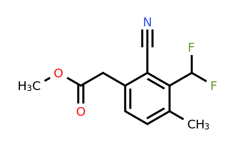 1805666-30-1 | Methyl 2-cyano-3-difluoromethyl-4-methylphenylacetate