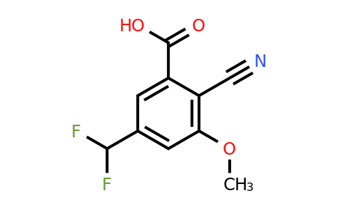 1805666-31-2 | 2-Cyano-5-difluoromethyl-3-methoxybenzoic acid