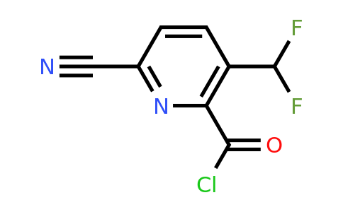 6-Cyano-3-(difluoromethyl)picolinoyl chloride
