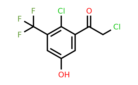 1805666-79-8 | 2'-Chloro-5'-hydroxy-3'-(trifluoromethyl)phenacyl chloride