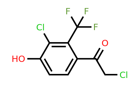 1805666-82-3 | 3'-Chloro-4'-hydroxy-2'-(trifluoromethyl)phenacyl chloride