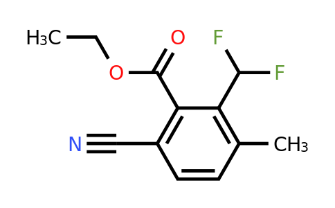 1805667-18-8 | Ethyl 6-cyano-2-difluoromethyl-3-methylbenzoate