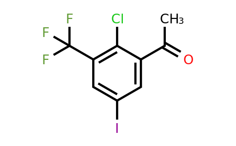 1805667-33-7 | 2'-Chloro-5'-iodo-3'-(trifluoromethyl)acetophenone