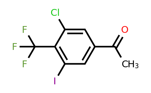 1805667-36-0 | 3'-Chloro-5'-iodo-4'-(trifluoromethyl)acetophenone