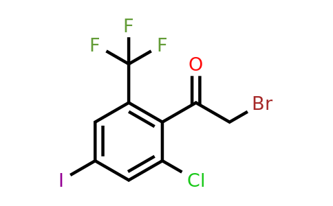 1805667-47-3 | 2'-Chloro-4'-iodo-6'-(trifluoromethyl)phenacyl bromide