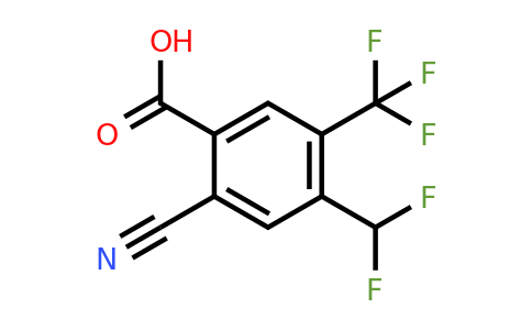 1805667-52-0 | 2-Cyano-4-difluoromethyl-5-(trifluoromethyl)benzoic acid