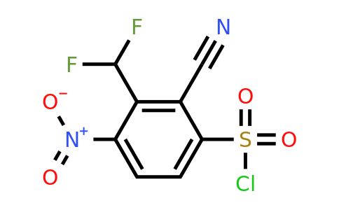1805667-53-1 | 2-Cyano-3-difluoromethyl-4-nitrobenzenesulfonylchloride