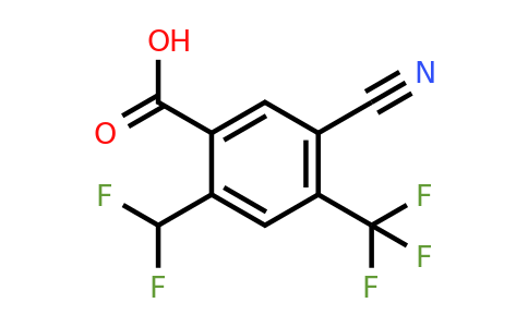1805667-55-3 | 5-Cyano-2-difluoromethyl-4-(trifluoromethyl)benzoic acid