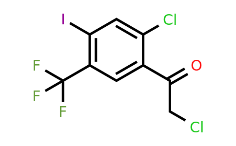 1805667-57-5 | 2'-Chloro-4'-iodo-5'-(trifluoromethyl)phenacyl chloride