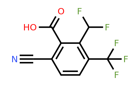 1805667-59-7 | 6-Cyano-2-difluoromethyl-3-(trifluoromethyl)benzoic acid